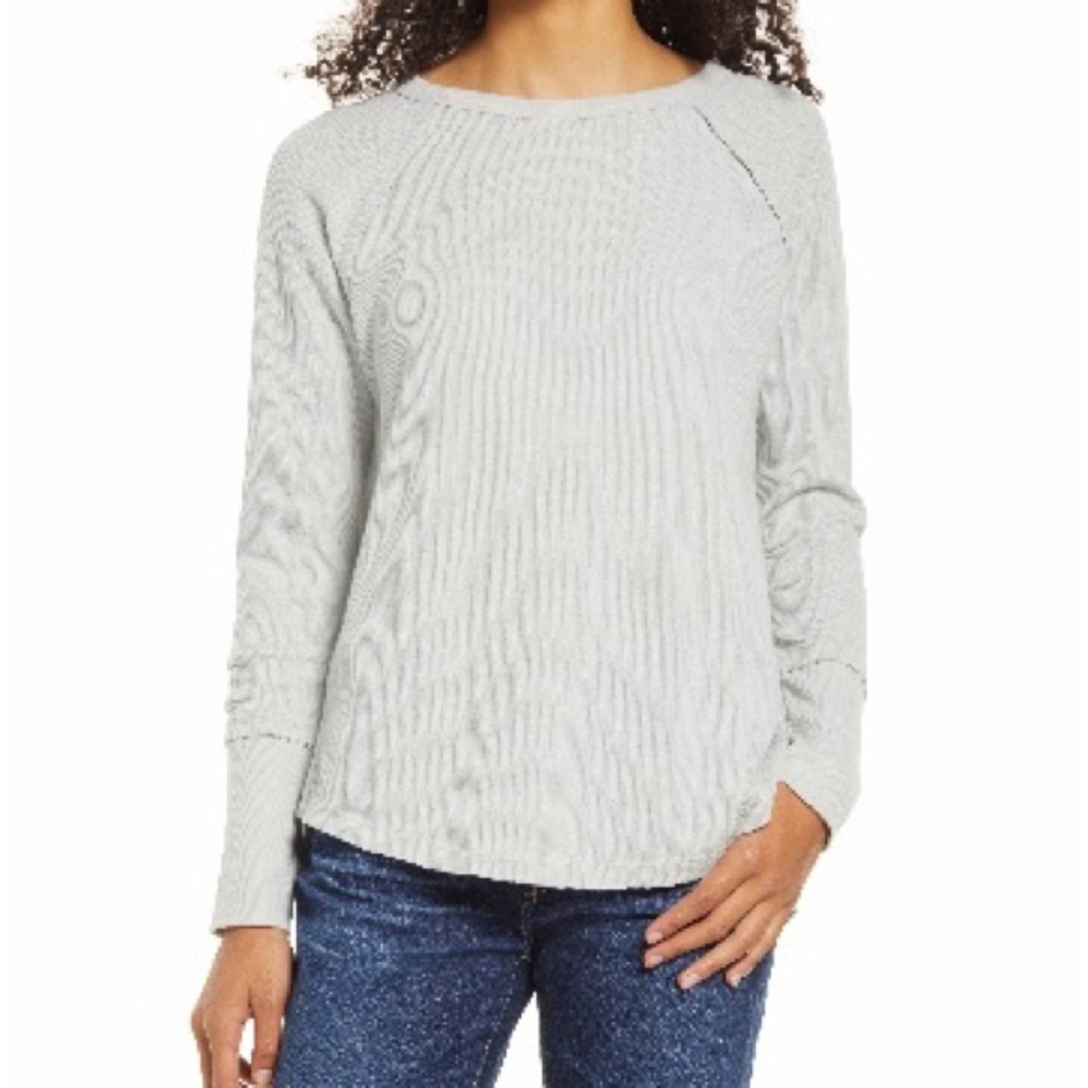 Caslon thermal knit top size xl